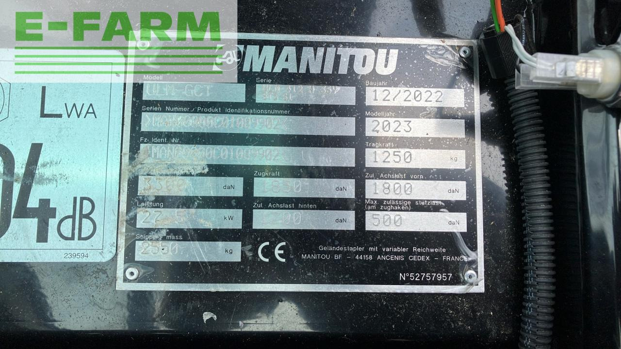Teleskopický manipulátor Manitou Teleskoplader ULM 412 Classic: obrázek 19