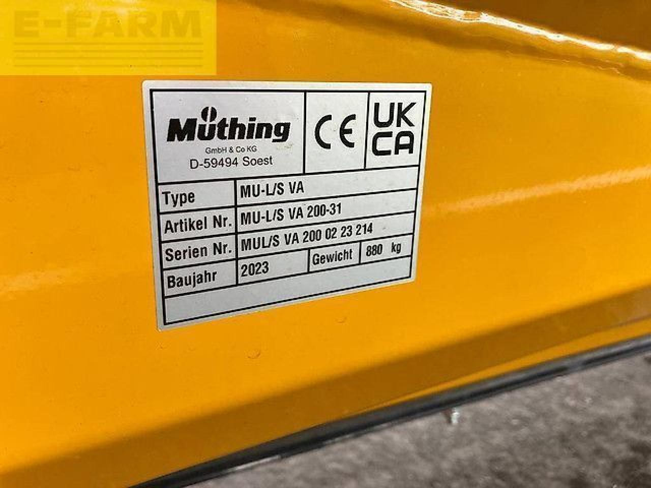 Žací stroj Müthing mu-l/s vario 200: obrázek 12