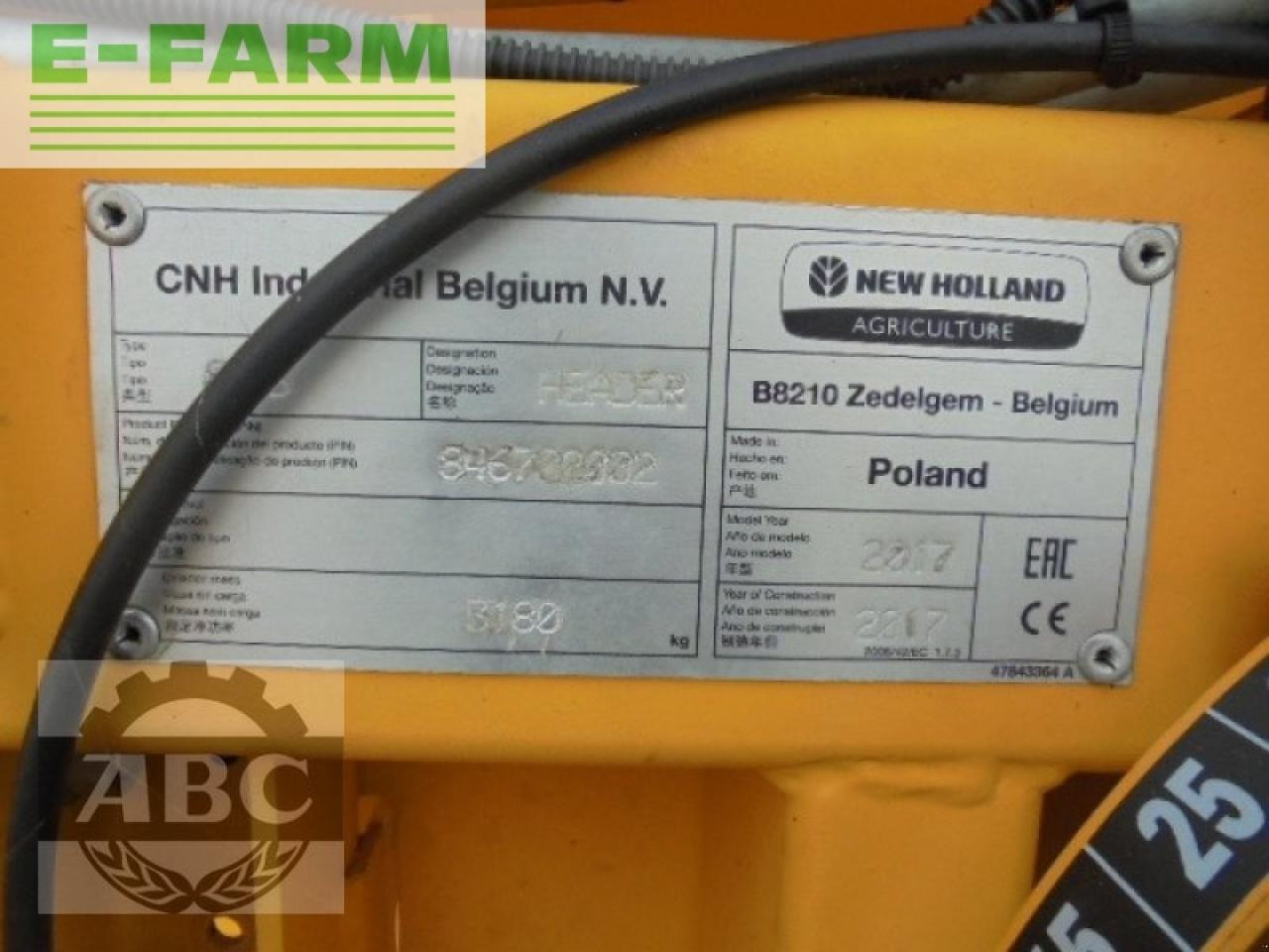 New Holland 980 cf 8r 75 - Adaptér na kukuřici: obrázek 2 New Holland 980 cf 8r 75 - Adaptér na kukuřici: obrázek 2