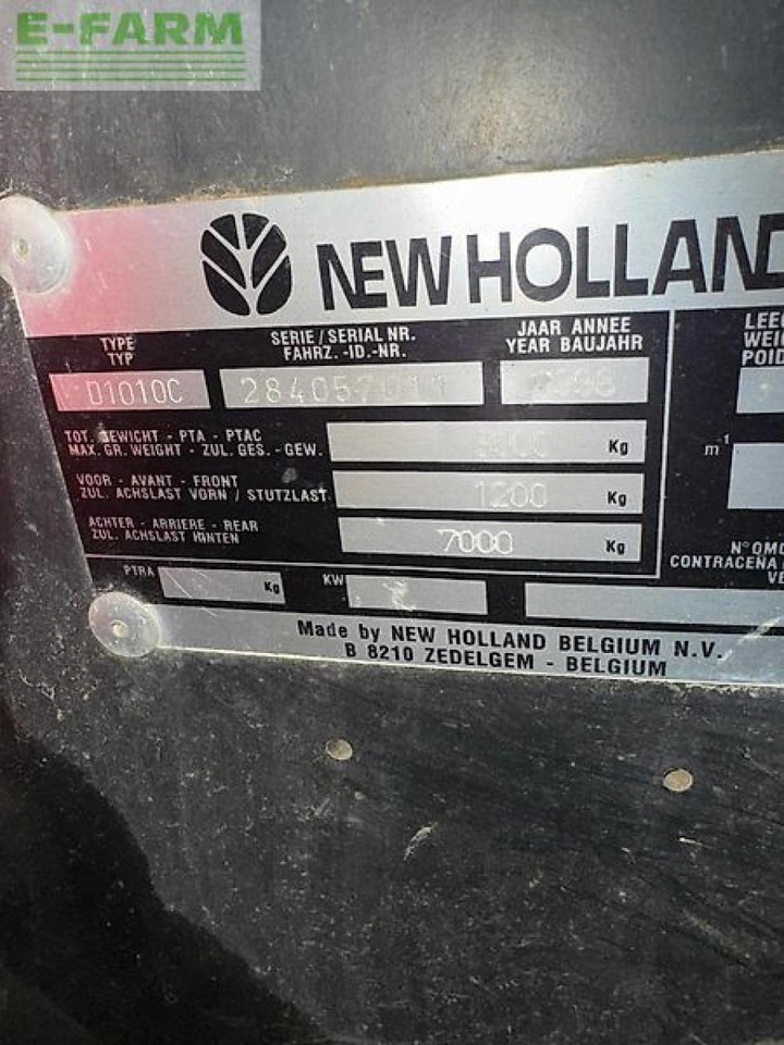 New Holland d1010 - Lis na hranaté balíky: obrázek 5 New Holland d1010 - Lis na hranaté balíky: obrázek 5