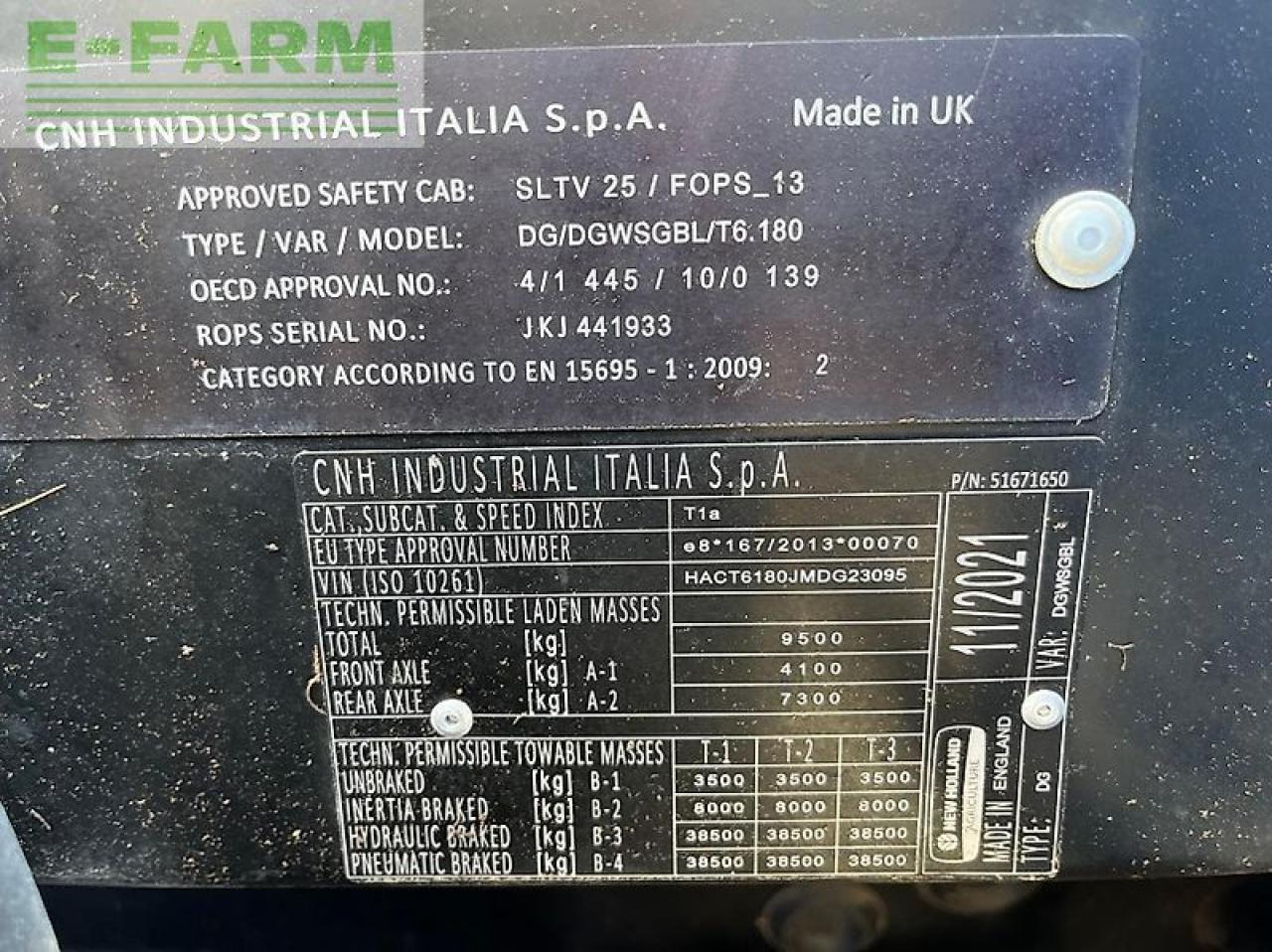 Traktor New Holland t 6.180 ec: obrázek 7