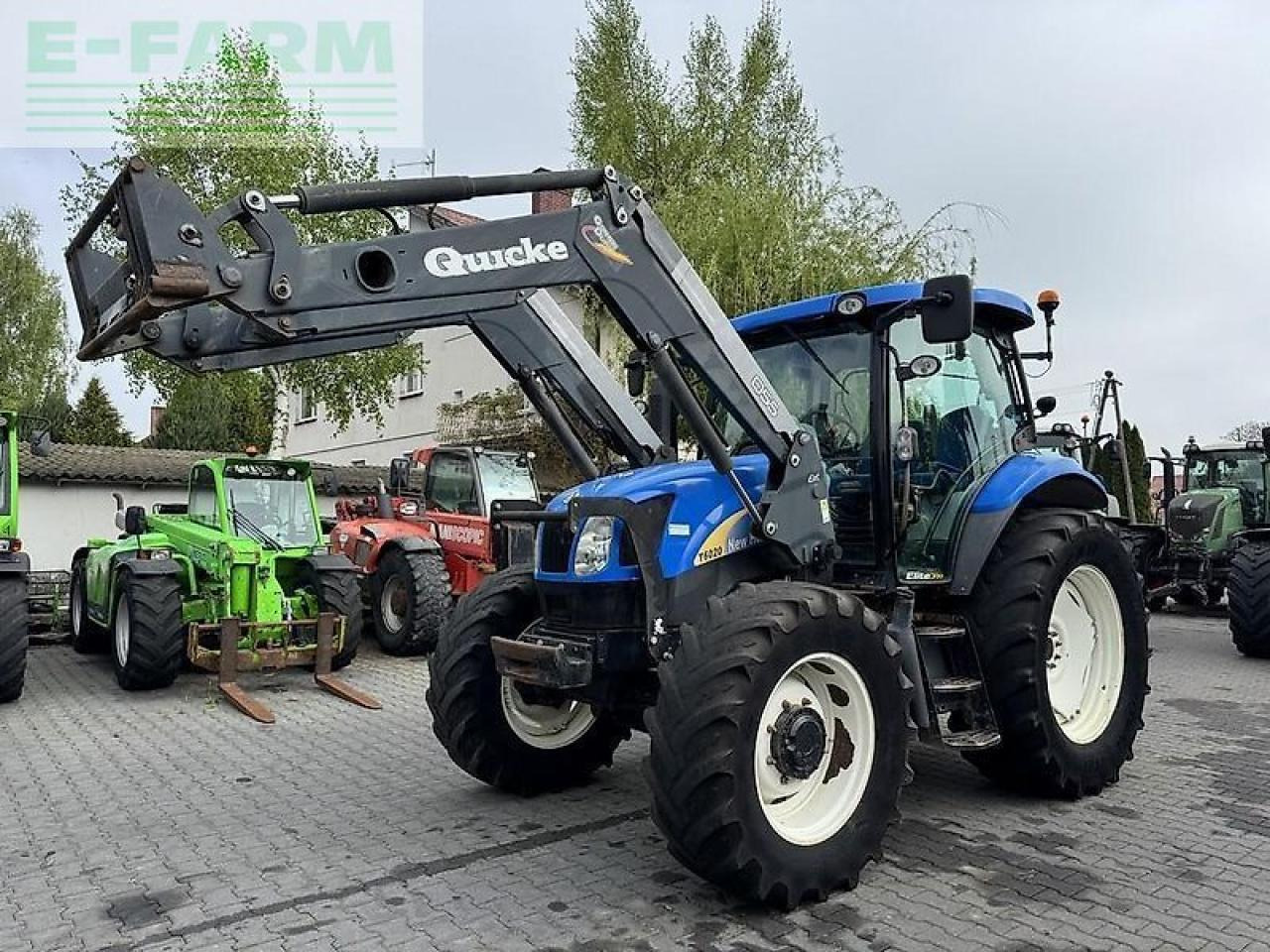 New Holland t6020 elite + quicke q55 Elite - Traktor: obrázek 1 New Holland t6020 elite + quicke q55 Elite - Traktor: obrázek 1