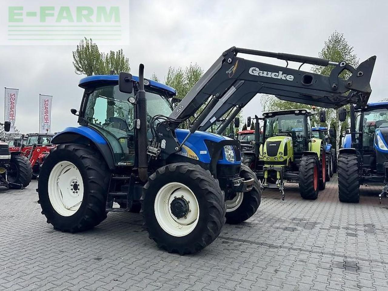 New Holland t6020 elite + quicke q55 Elite - Traktor: obrázek 4 New Holland t6020 elite + quicke q55 Elite - Traktor: obrázek 4
