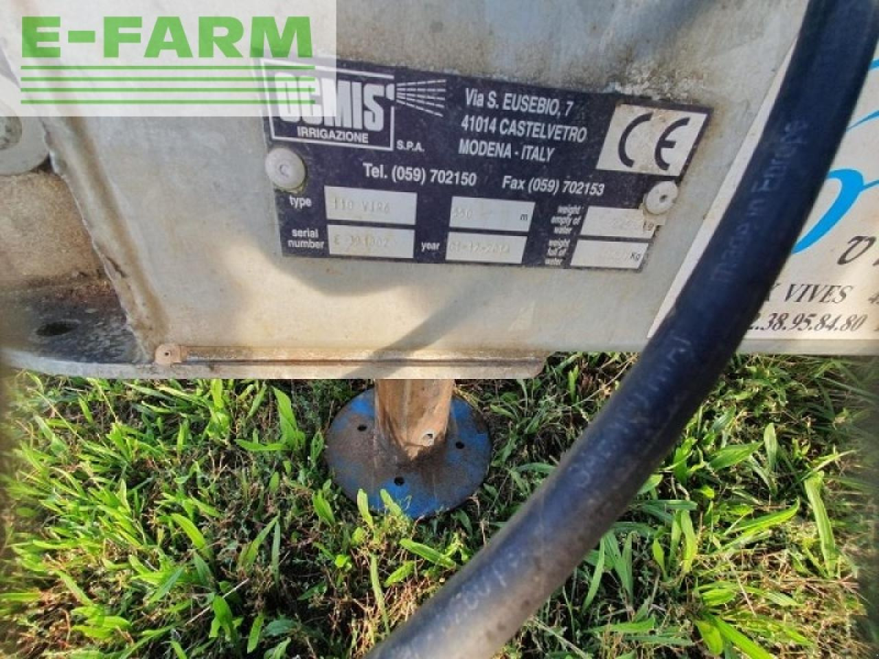 Ocmis 110/550 - Zavlažovací systém: obrázek 4 Ocmis 110/550 - Zavlažovací systém: obrázek 4