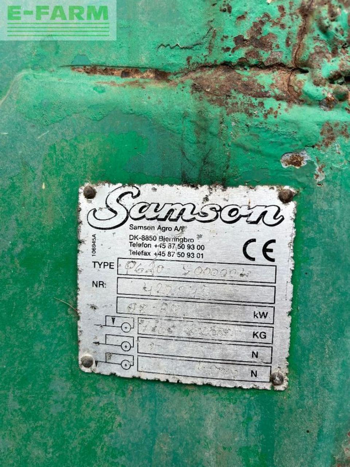 Samson pg 20 - Fekální cisterna: obrázek 4 Samson pg 20 - Fekální cisterna: obrázek 4