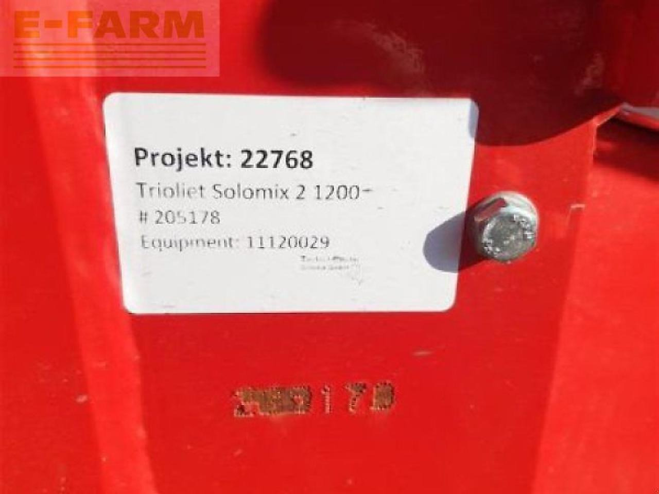 Zařízení pro chov skotu Trioliet futtermischw. solomix 2 1200zk: obrázek 15 Zařízení pro chov skotu Trioliet futtermischw. solomix 2 1200zk: obrázek 15