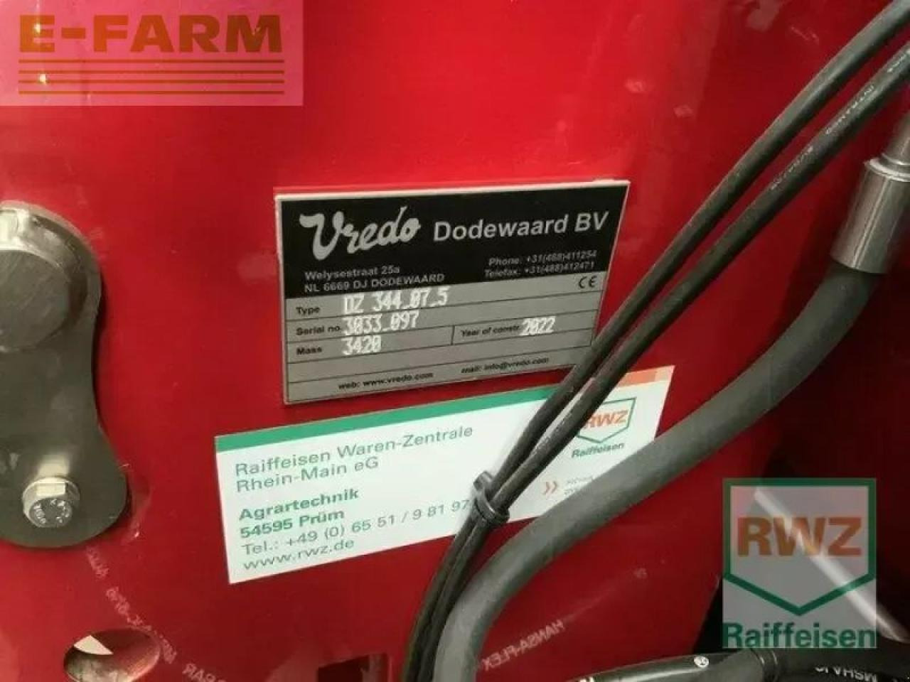 Vredo 344.07.5 agri twin - Přesný secí stroj: obrázek 4 Vredo 344.07.5 agri twin - Přesný secí stroj: obrázek 4