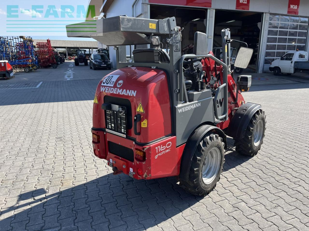 Mini rýpadlo Weidemann 1160e mit 1400h, hohe hubhöhe: obrázek 12