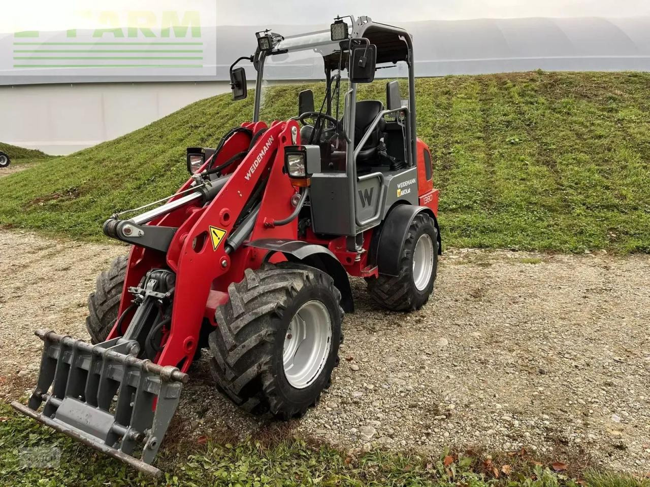 Weidemann 1380 mit stvzo / 30km/h/ euroaufnahme - Kolový nakladač: obrázek 3 Weidemann 1380 mit stvzo / 30km/h/ euroaufnahme - Kolový nakladač: obrázek 3