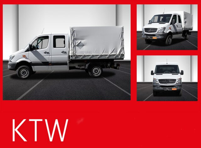 MERCEDES-BENZ Sprinter 316CDI DOKA,Allrad,Klima,Standhzg.... - Dodávka valník, Dodávka s dvojitou kabinou: obrázek 1 MERCEDES-BENZ Sprinter 316CDI DOKA,Allrad,Klima,Standhzg.... - Dodávka valník, Dodávka s dvojitou kabinou: obrázek 1