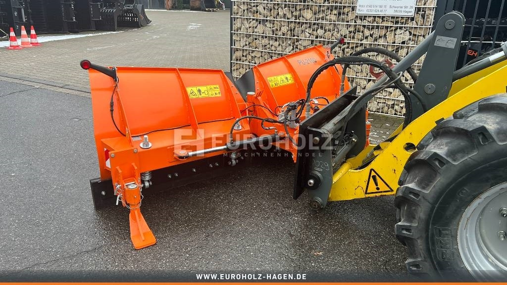 Nový Sněžný pluh pro Zemědělská technika Schneeschild Planierschild hydraulisch 4-Wege PU-2: obrázek 27