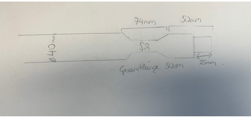 Meißel für Mustang HM100 - Hydraulické kladivo: obrázek 2 Meißel für Mustang HM100 - Hydraulické kladivo: obrázek 2