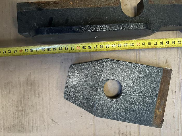 Nový Náhradní díly Big Anschweißhaken passend zu Merlo Aufnahme Heavy Duty Ausführung: obrázek 6
