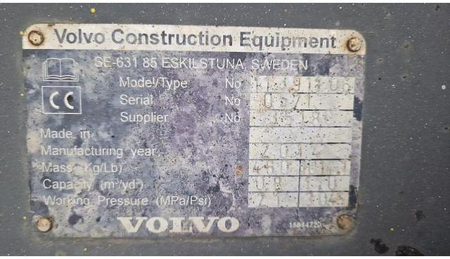 Volvo 4in1 Klappschaufel, Passend zu Volvo L25 180cm Arbeitbreite - Lžíce: obrázek 4 Volvo 4in1 Klappschaufel, Passend zu Volvo L25 180cm Arbeitbreite - Lžíce: obrázek 4