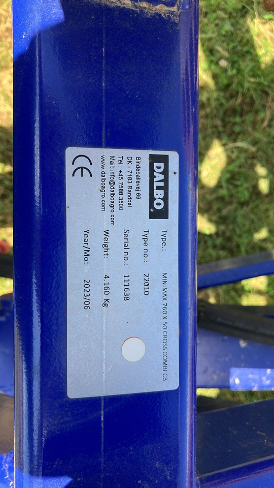 Dalbo Minimax 760 - Zemědělský válec: obrázek 2 Dalbo Minimax 760 - Zemědělský válec: obrázek 2