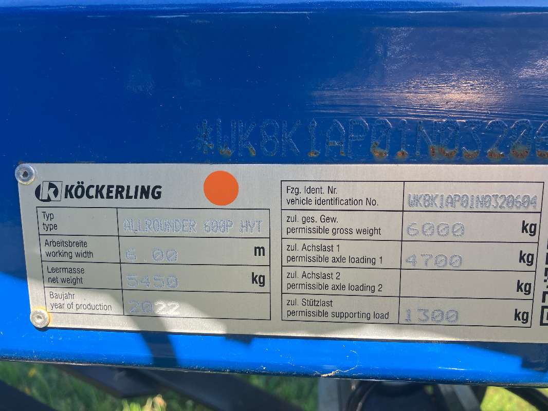 Köckerling Allrounder 600P - Kultivátor: obrázek 3 Köckerling Allrounder 600P - Kultivátor: obrázek 3