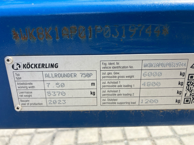 Köckerling Allrounder 750 profiline - Brána: obrázek 2 Köckerling Allrounder 750 profiline - Brána: obrázek 2