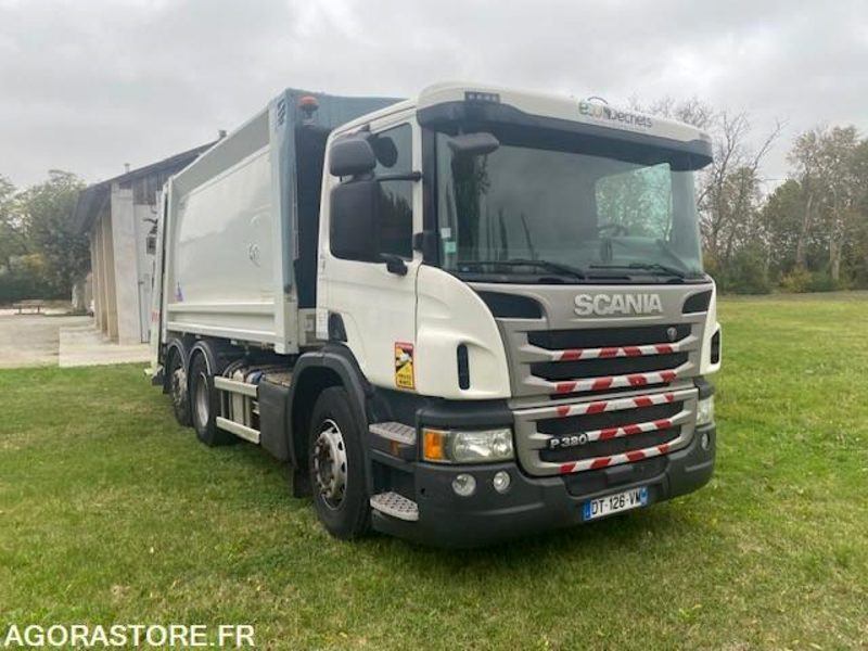 BOM SCANIA P 380 - 2015 - 164 000km - Vůz na odvoz odpadků: obrázek 2 BOM SCANIA P 380 - 2015 - 164 000km - Vůz na odvoz odpadků: obrázek 2
