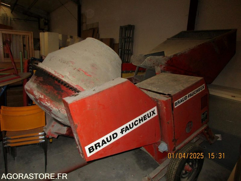 Bétonnière Braud Faucheux Type HE 340 (340l) - Stavební míchačka: obrázek 4 Bétonnière Braud Faucheux Type HE 340 (340l) - Stavební míchačka: obrázek 4