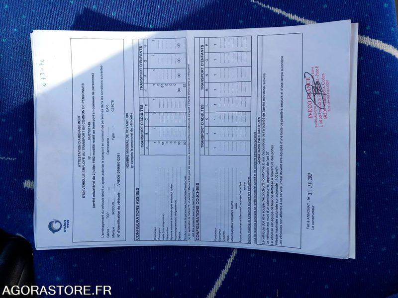 IVECO BUS AXER N°073076 - Školní autobus: obrázek 3 IVECO BUS AXER N°073076 - Školní autobus: obrázek 3