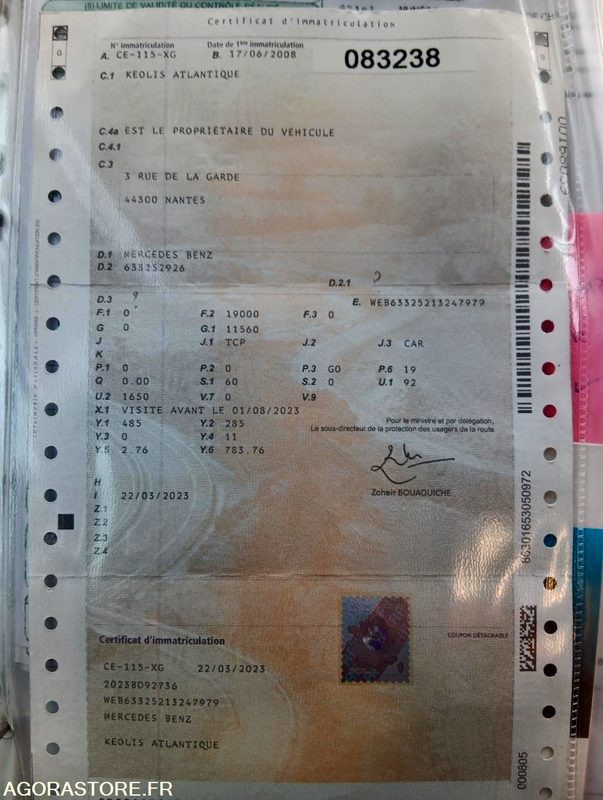 MERCEDES INTOURO N°083238 - Školní autobus: obrázek 5 MERCEDES INTOURO N°083238 - Školní autobus: obrázek 5