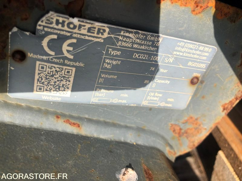 Godet curage 1000mm LEHNHOFF MS01 - Náhradní díly pro Stavební technika: obrázek 4 Godet curage 1000mm LEHNHOFF MS01 - Náhradní díly pro Stavební technika: obrázek 4