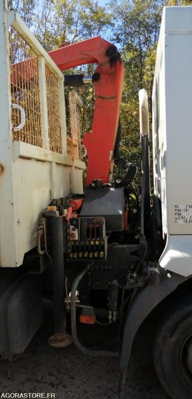 Nákladní auto Camion benne avec grue - Renault Midlum 2001 293846kms: obrázek 11