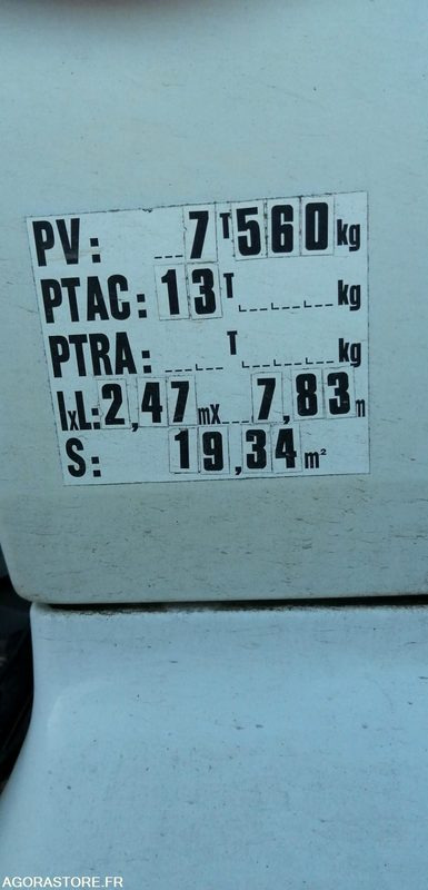 Nákladní auto Camion benne avec grue - Renault Midlum 2001 293846kms: obrázek 6