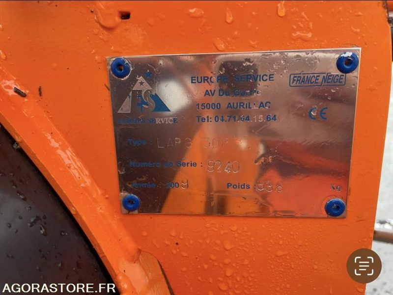 Lame de déneigement France Neige - Nákladní auto: obrázek 3 Lame de déneigement France Neige - Nákladní auto: obrázek 3