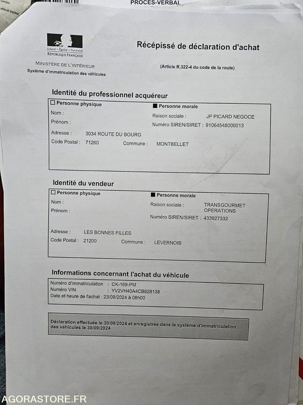 Porteur Volvo frigo - Nákladní auto: obrázek 5 Porteur Volvo frigo - Nákladní auto: obrázek 5