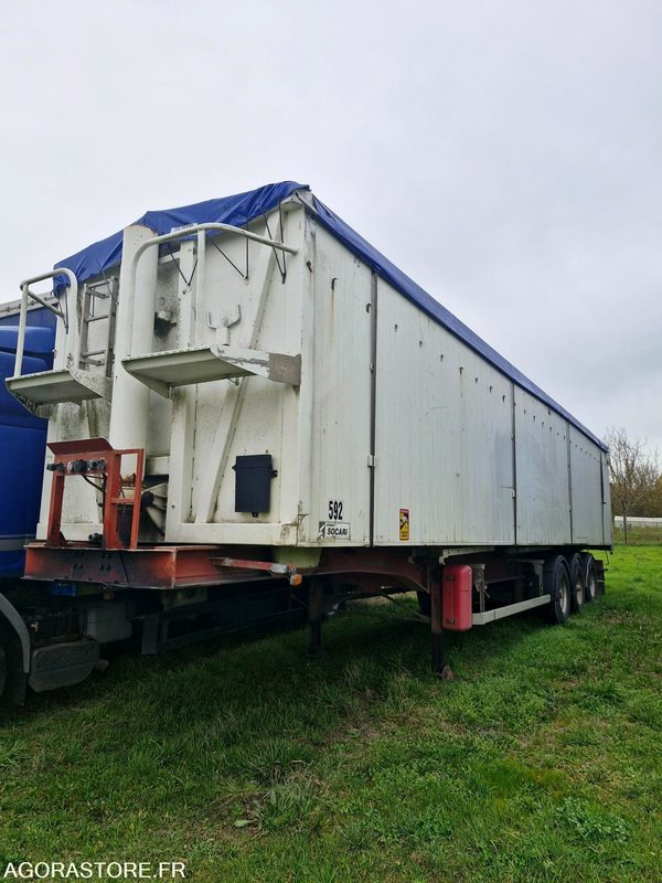 REMORQUE CEREALIERE SAMRO 70 M3 MINES FAVORABLE - Návěs: obrázek 1 REMORQUE CEREALIERE SAMRO 70 M3 MINES FAVORABLE - Návěs: obrázek 1