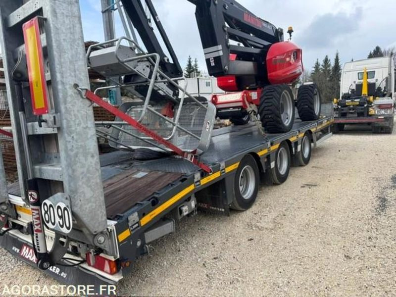 REMORQUE PORTE ENGIN 3 ESSIEUX CENTRAUX MAX TRAILER 2022 1500 KM - Podvalníkový přívěs: obrázek 1 REMORQUE PORTE ENGIN 3 ESSIEUX CENTRAUX MAX TRAILER 2022 1500 KM - Podvalníkový přívěs: obrázek 1
