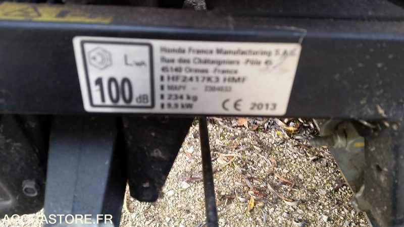TONDEUSE AUTOPORTEE HONDA F2417 - Sekačka na trávu: obrázek 5 TONDEUSE AUTOPORTEE HONDA F2417 - Sekačka na trávu: obrázek 5