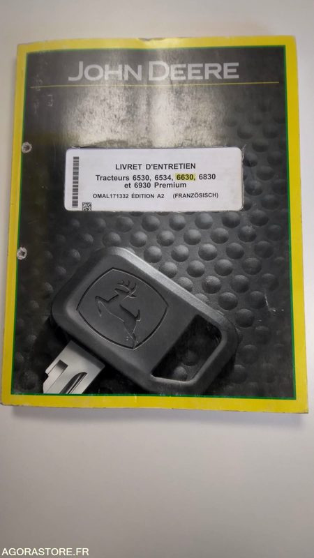 Traktor TRACTEUR JOHN DEERE 6630 BON ETAT: obrázek 7