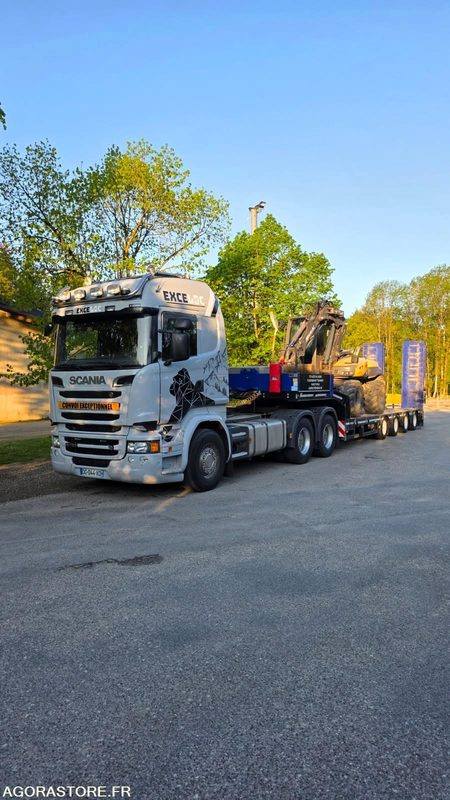 CAMION TRACTEUR 6X4 SCANIA R730 V8 2014 440 000 KM PTRA 150T + PORTE ENGINS FAYM - Tahač: obrázek 1 CAMION TRACTEUR 6X4 SCANIA R730 V8 2014 440 000 KM PTRA 150T + PORTE ENGINS FAYM - Tahač: obrázek 1