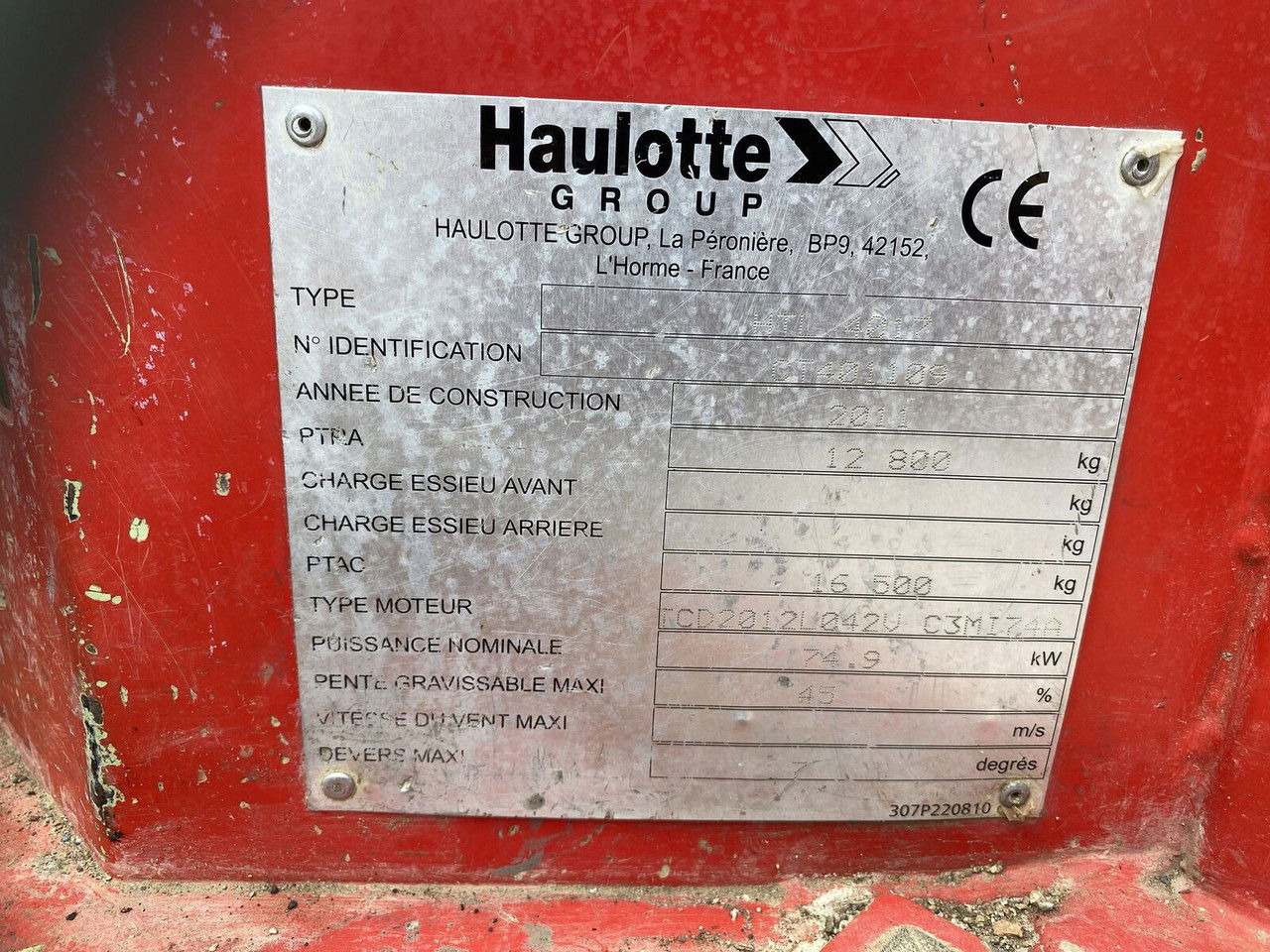 Haulotte HTL 4017 - Teleskopický manipulátor: obrázek 3 Haulotte HTL 4017 - Teleskopický manipulátor: obrázek 3