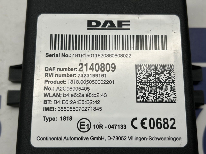 DAF GPS module - Řídicí blok pro Nákladní auto: obrázek 4 DAF GPS module - Řídicí blok pro Nákladní auto: obrázek 4