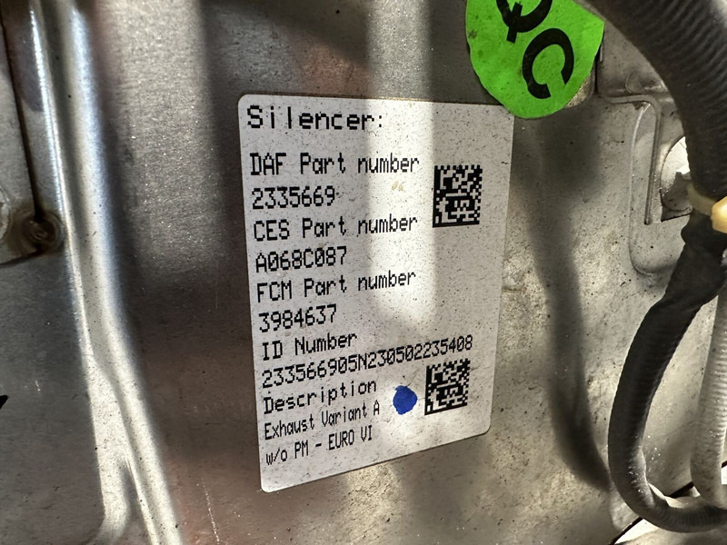 Katalyzátor výfukových plynů pro Nákladní auto DAF exhaust catalyst: obrázek 8
