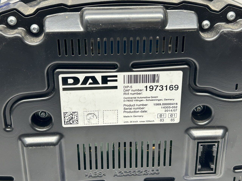 DAF instrument cluster - Palubní deska pro Nákladní auto: obrázek 3 DAF instrument cluster - Palubní deska pro Nákladní auto: obrázek 3