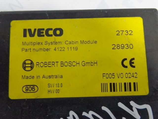 Iveco Multiplex System:Cabin Module ROBERT BOSCH GmbH - Řídicí blok pro Nákladní auto: obrázek 3 Iveco Multiplex System:Cabin Module ROBERT BOSCH GmbH - Řídicí blok pro Nákladní auto: obrázek 3