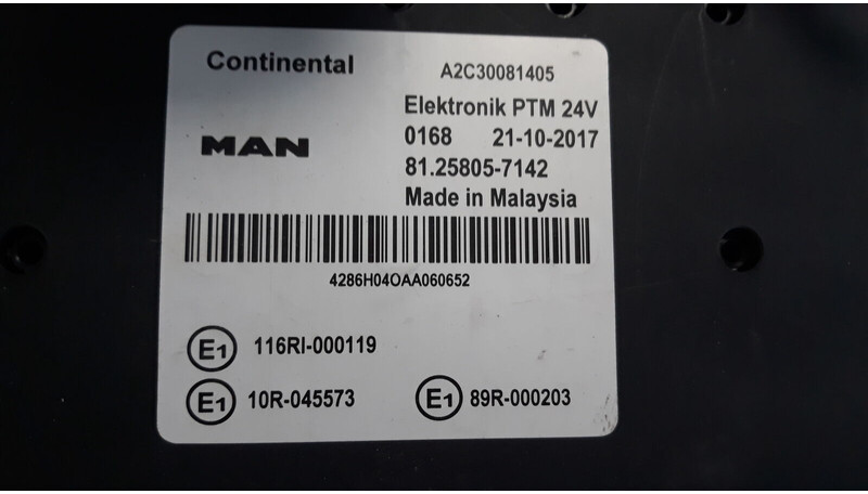 MAN D2676 - Řídicí blok pro Nákladní auto: obrázek 4 MAN D2676 - Řídicí blok pro Nákladní auto: obrázek 4