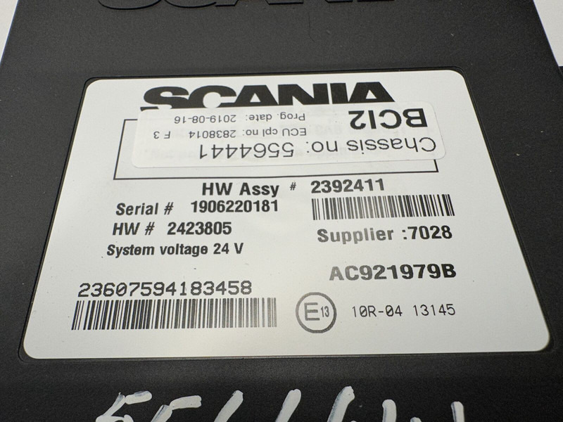 Řídicí blok pro Nákladní auto Scania BCI2 control unit: obrázek 6