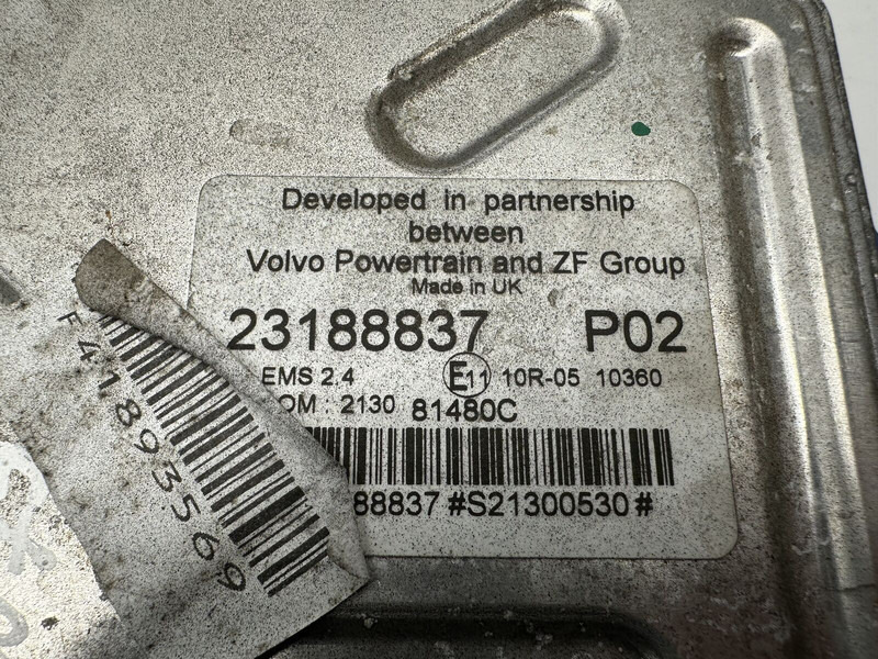 Volvo ECU engine control unit - Řídicí blok pro Nákladní auto: obrázek 4 Volvo ECU engine control unit - Řídicí blok pro Nákladní auto: obrázek 4