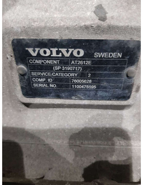 Volvo FH4 EURO 6 - Převodovka pro Nákladní auto: obrázek 5 Volvo FH4 EURO 6 - Převodovka pro Nákladní auto: obrázek 5