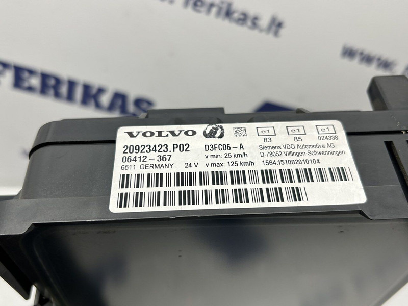 Volvo instrument cluster - Palubní deska pro Nákladní auto: obrázek 3 Volvo instrument cluster - Palubní deska pro Nákladní auto: obrázek 3