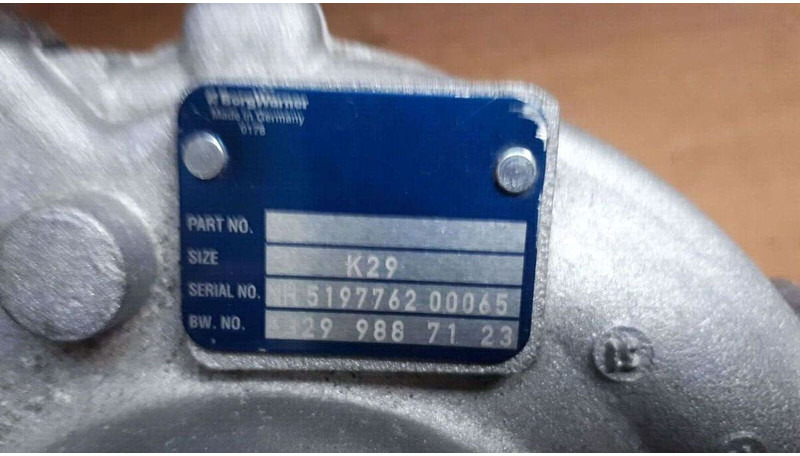 MAN Cummens K29- D2066/ Mersedes OM 457 - Turbodmychadlo: obrázek 5 MAN Cummens K29- D2066/ Mersedes OM 457 - Turbodmychadlo: obrázek 5