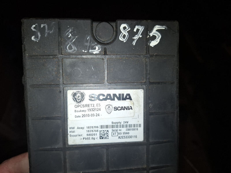 Scania C007. C006 - Řídicí blok: obrázek 3 Scania C007. C006 - Řídicí blok: obrázek 3