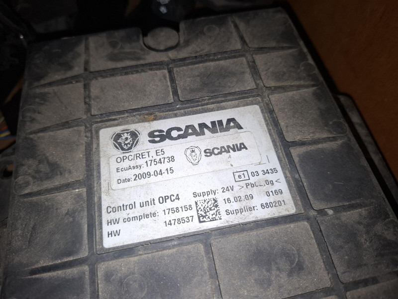 Scania C007. C006 - Řídicí blok: obrázek 4 Scania C007. C006 - Řídicí blok: obrázek 4