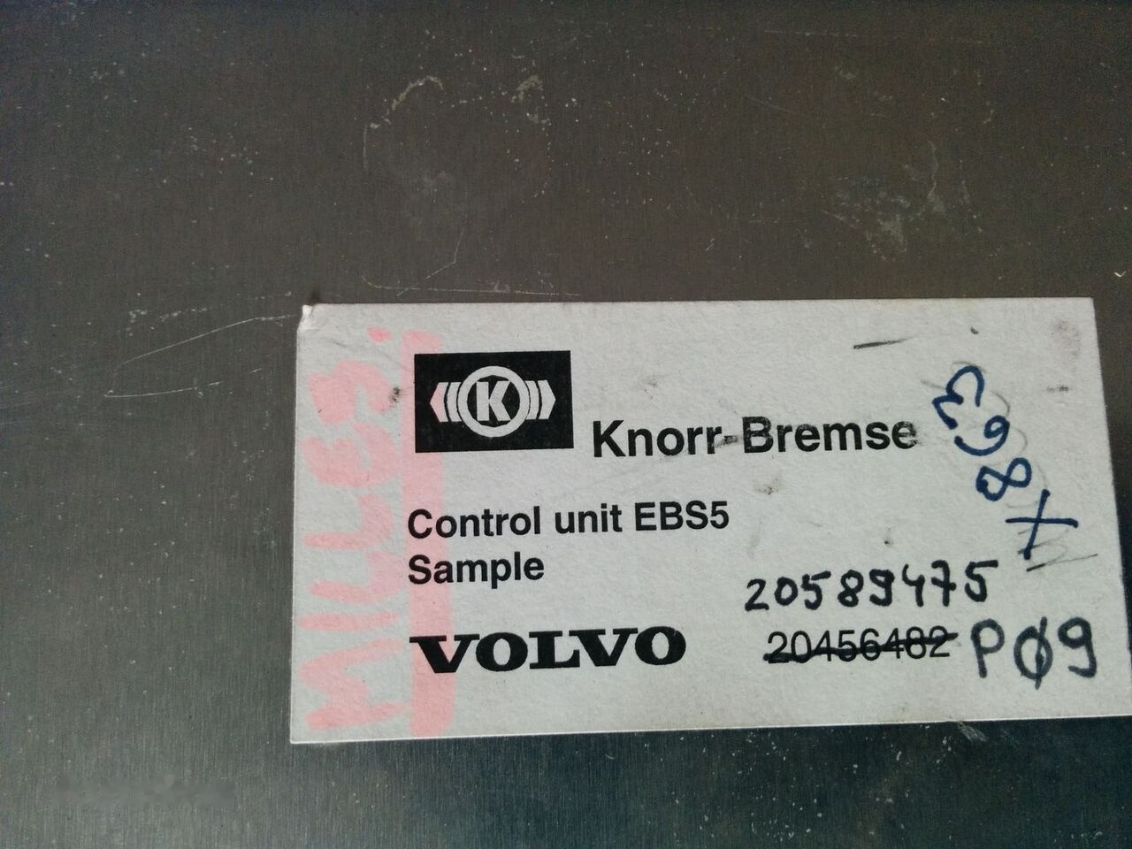 Řídicí blok pro Autobus Scania KNORR-BREMSE 0486106021\. 0486106026\. 0486106028\. 0486106041\.   MAN Volvo: obrázek 6