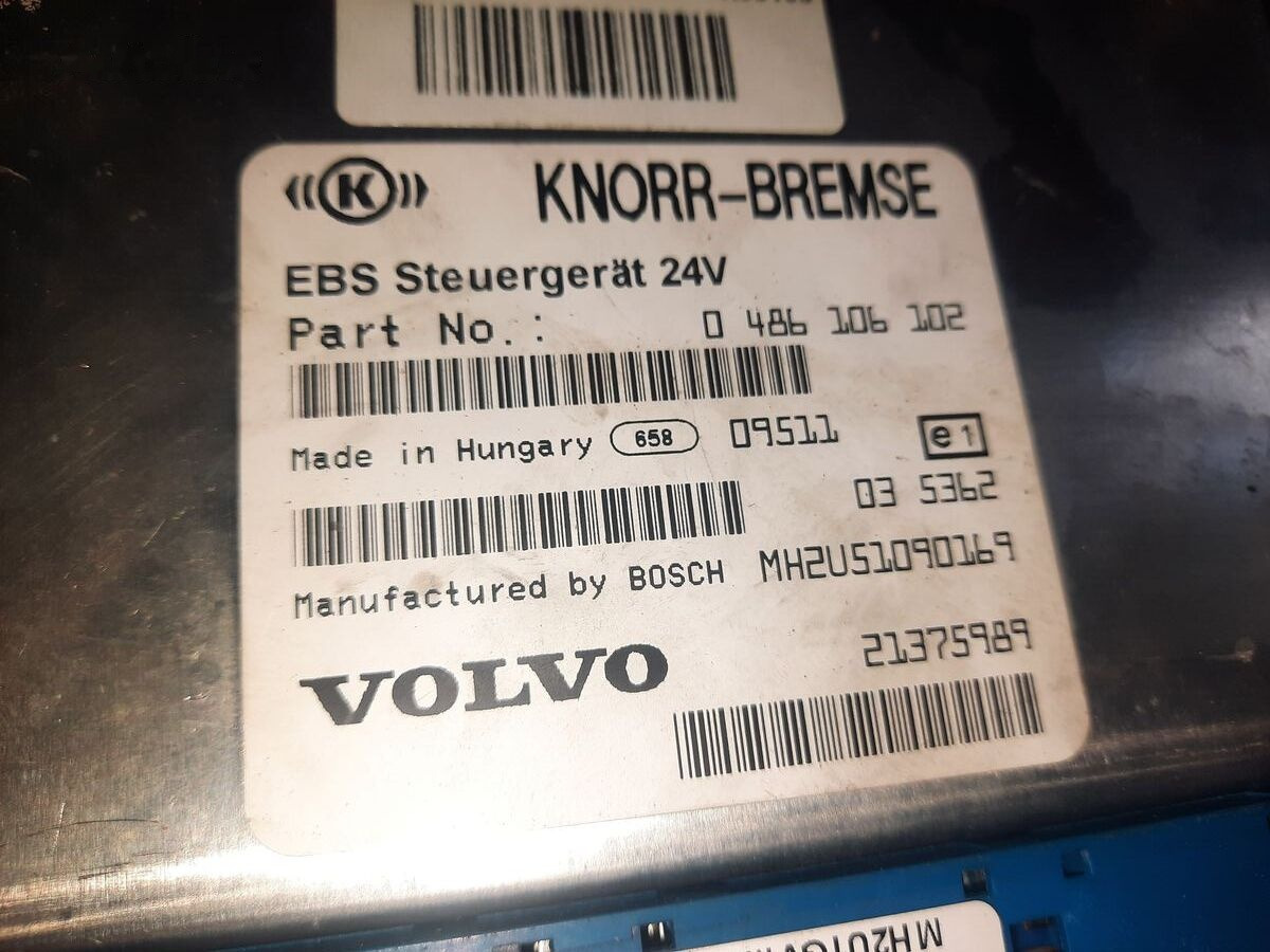 Řídicí blok pro Autobus Scania KNORR-BREMSE 0486106021\. 0486106026\. 0486106028\. 0486106041\.   MAN Volvo: obrázek 14
